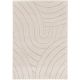 Tapis abstrait doux beige moderne Archie