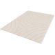 Tapis abstrait doux beige moderne Archie