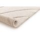 Tapis abstrait doux beige moderne Archie