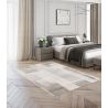 Tapis moderne doux abstrait poils courts Oviala