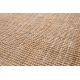 Tapis jute naturel plat avec franges Hotami