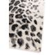 Tapis noir doux moderne rectangle Rune