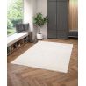 Tapis graphique effet 3D design crème Turgis