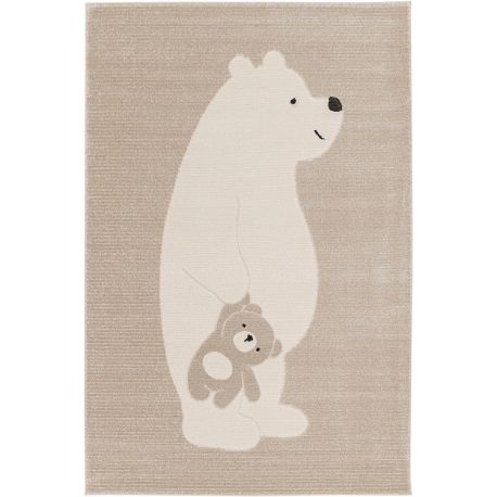 Tapis enfant rectangle à poils ras Néroli