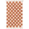 Tapis coton avec franges design graphique Beatrice