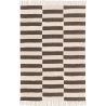 Tapis graphique coton avec franges design Iowa