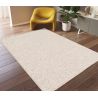 Tapis aspect laine lavable en machine rectangle design Mikaël