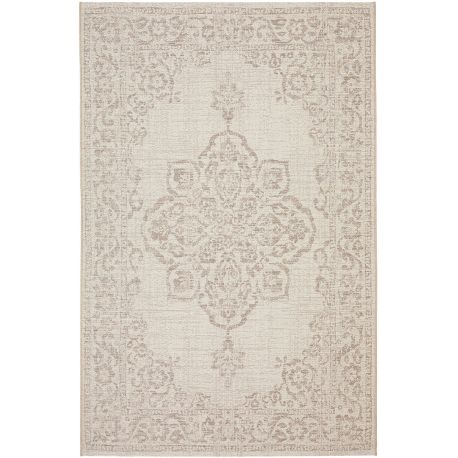 Tapis vintage plat rayé extérieur et intérieur Luxmi