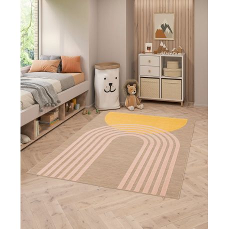 Tapis géométrique intérieur et extérieur design Foula