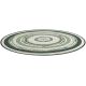 Tapis rond moderne extérieur et intérieur plat Nilla