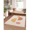 Tapis abstrait doux shaggy design Anders