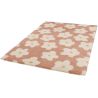 Tapis floral shaggy design doux Lasse