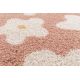 Tapis floral shaggy design doux Lasse