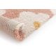 Tapis floral shaggy design doux Lasse