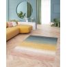 Tapis shaggy dégradé doux moderne Loke