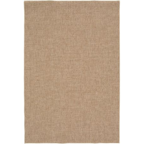 Tapis effet sisal intérieur et extérieur marron plat Odile