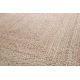 Tapis jute naturel plat écologique Benoit