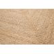 Tapis jute naturel plat écologique Benoit