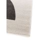 Tapis abstrait gris moderne rectangle Valerie