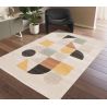 Tapis crème graphique design rectangle Brooke