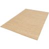 Tapis naturel en jute marron écologique plat Aradia