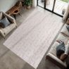 Tapis moderne effet 3D crème graphique Arielle