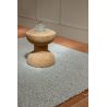 Tapis laine et jute plat tissé main uni naturel Bond