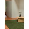 Tapis laine et jute plat tissé main uni naturel Bond