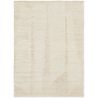 Tapis naturel blanc design abstrait Craft Fundament