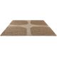 Tapis design caramel abstrait naturel Craft Fundament