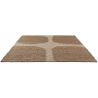 Tapis design caramel abstrait naturel Craft Fundament