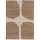 Tapis design caramel abstrait naturel Craft Fundament