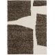 Tapis abstrait design marron naturel Craft Fundament