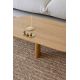 Tapis plat naturel uni moderne Craft Plait