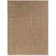 Tapis plat naturel uni moderne Craft Plait