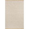 Tapis coton et laine plat naturel Craft Matter Plain