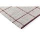 Tapis naturel plat coton et laine graphique design Craft Matter Check