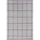 Tapis naturel plat coton et laine graphique design Craft Matter Check