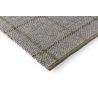 Tapis naturel plat coton et laine graphique design Craft Matter Check