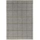 Tapis naturel plat coton et laine graphique design Craft Matter Check