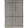 Tapis naturel plat coton et laine graphique design Craft Matter Check