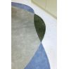 Tapis moderne tufté laine original Element Chad