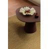 Tapis sisal et laine naturel uni plat Frame