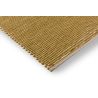 Tapis sisal et laine naturel uni plat Frame