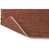 Tapis sisal et laine naturel uni plat Frame