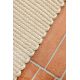 Tapis sisal et laine naturel uni plat Frame