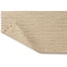 Tapis sisal et laine naturel uni plat Frame