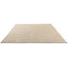 Tapis sisal et laine naturel uni plat Frame