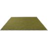 Tapis sisal et laine naturel uni plat Frame