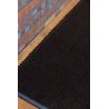 Tapis laine plat naturel uni tissé main Grid